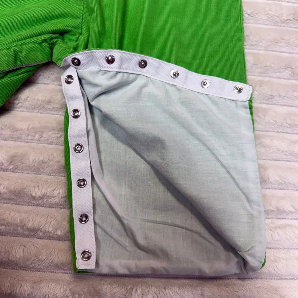 Anvy Kids: Boys Smocked Green Jon Jon, Cows and Train, Size 4T